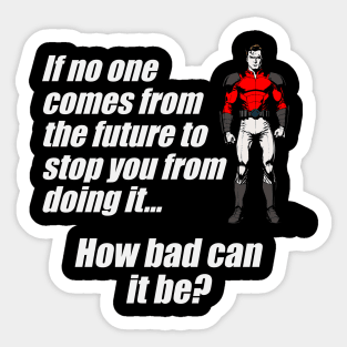 Future Approval Comic Tee Sticker